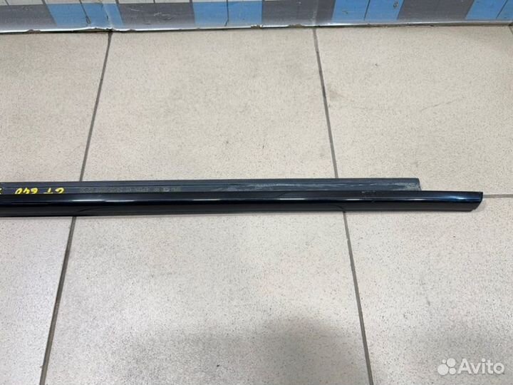 Накладка стекла двери задняя правая Bmw 6-Serie Gt