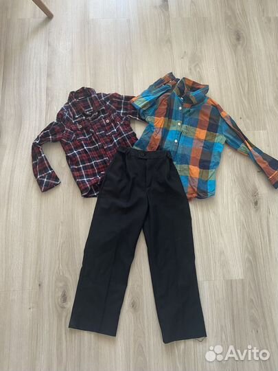 Рубашка и брюки 110-116