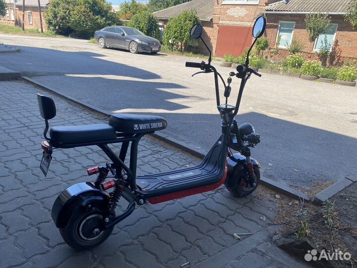 Электроскутер white siberia mini R 2.0 1200W RED
