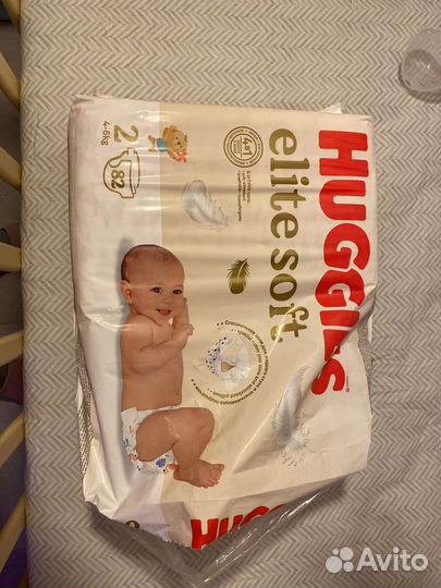 Подгузники хаггис elite soft 2
