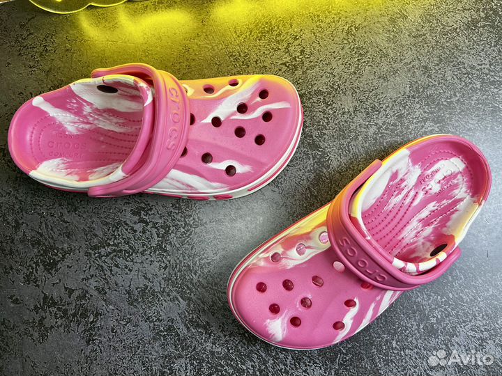Crocs сабо женские градиент