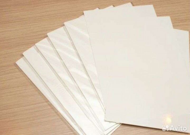 Гумированная бумага для деколей 210х300