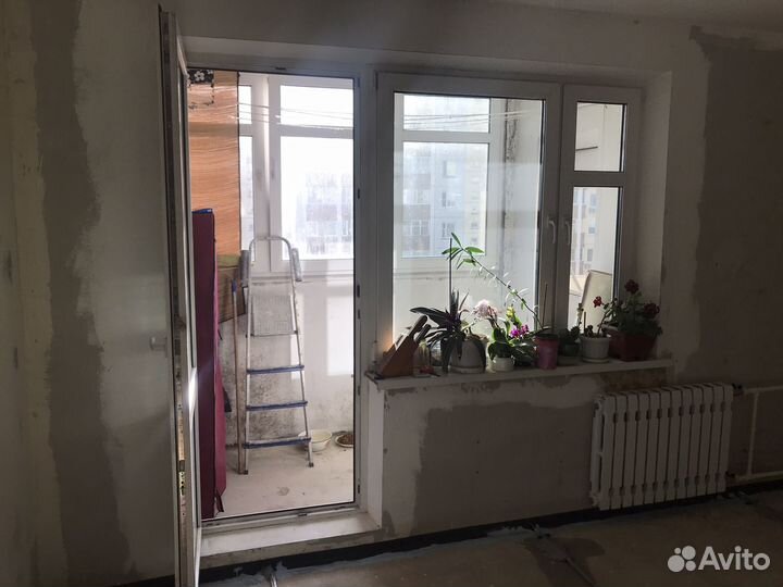 Балконный блок с дверью бу