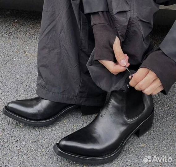 Эталонные авангардные мужские челси ручной работы