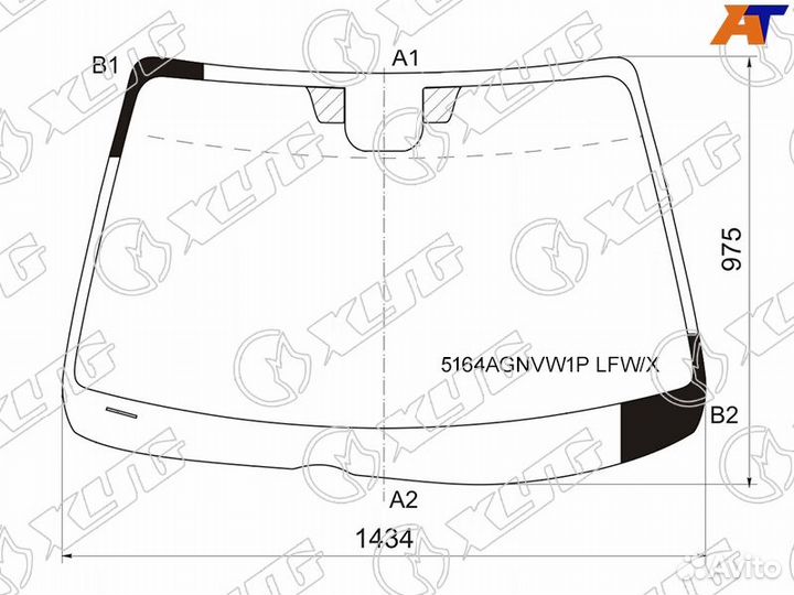 Лобовое стекло на Mazda 6 02-08г