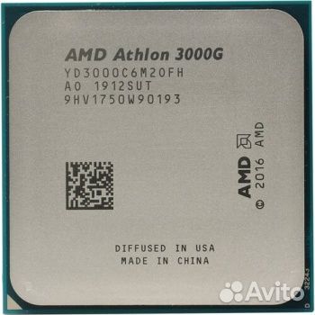 AMD Athlon 3000G OEM (YD3000C6M2OFH) новая с гаран