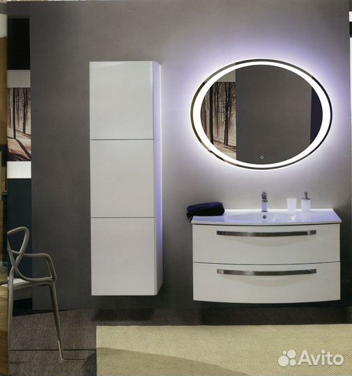 Зеркало с подсветкой для ванной