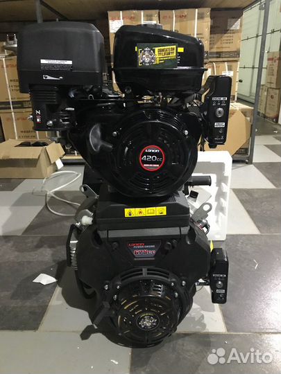 Двигатель Loncin 420cc 15 лс, гарантия 2 года