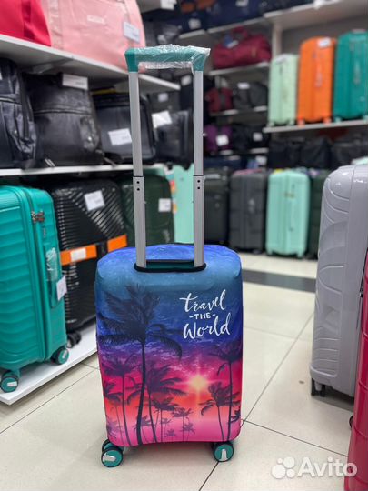 Чехол для чемодана плотный, размер S (арт. 82808)