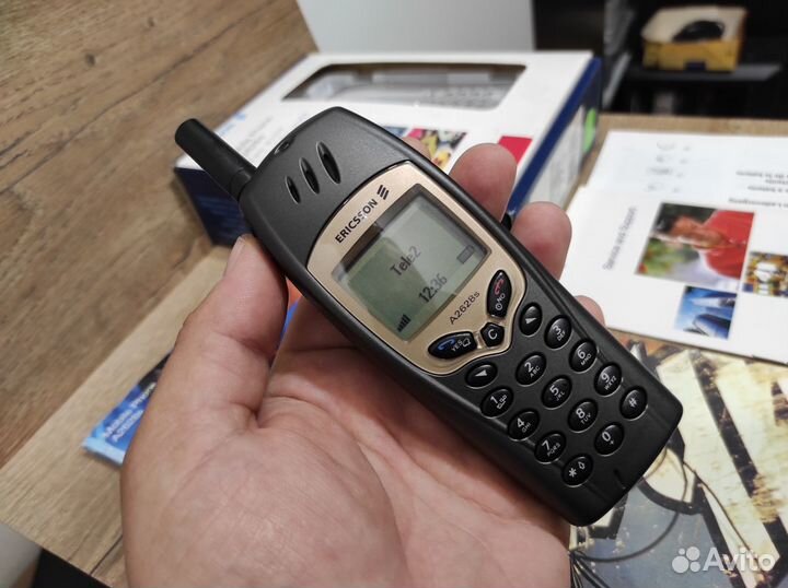 Ретро телефон из 90х Ericsson A2628s BOX