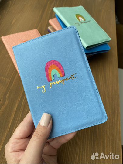 Обложка на паспорт ручной работы