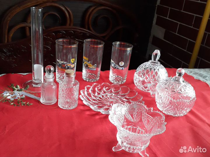 Стеклянные предметы для сервировки