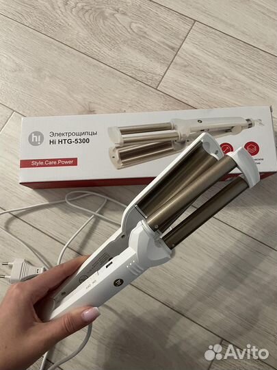 Плойка тройная для волос