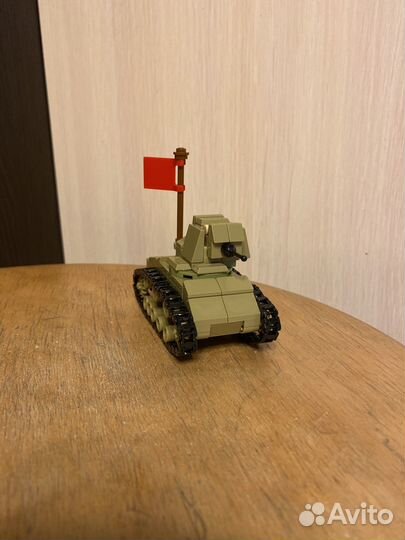 Lego танк т-70 советский танк периода ВОВ