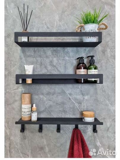 Полка настенная для ванной комнаты