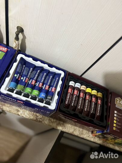 Краски brauberg art 2 набора 24 шт