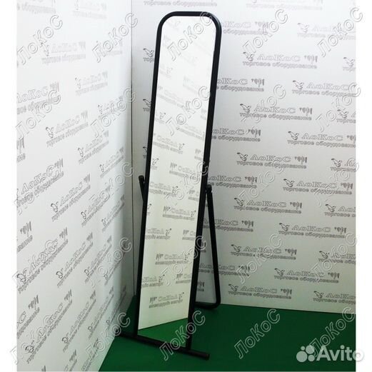 Зеркало напольное Softness на подставке, чёрный м