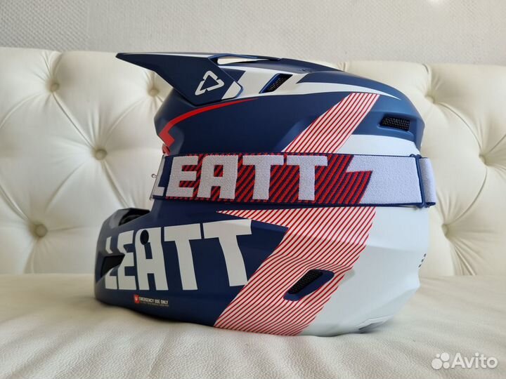 Kpoccoвый Шлем Leatt Moto 3.5 Helmet Кit Rоуаl V23