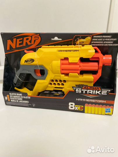 Бластер nerf hammerstorm