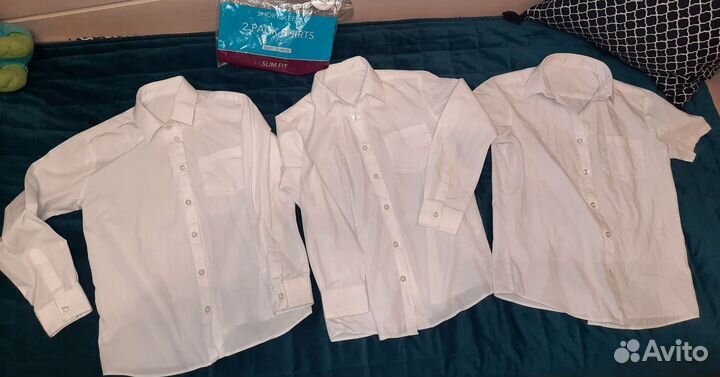 Рубашки школьные George 135-140