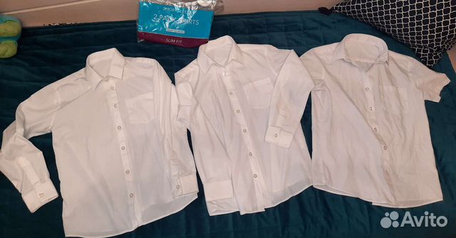 Рубашки школьные George 135-140