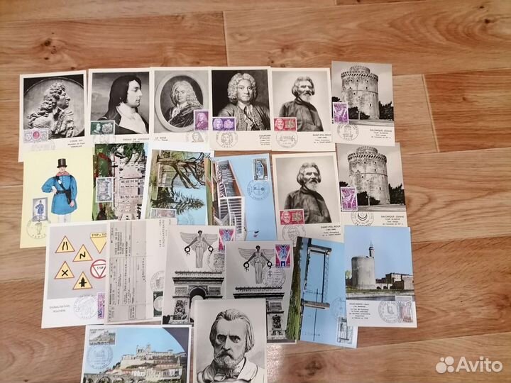 Почтовые карточки первого дня Франция