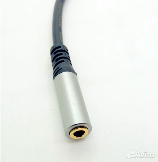 Переходник 3,5 miniJack гн - 6,3 Jack шт