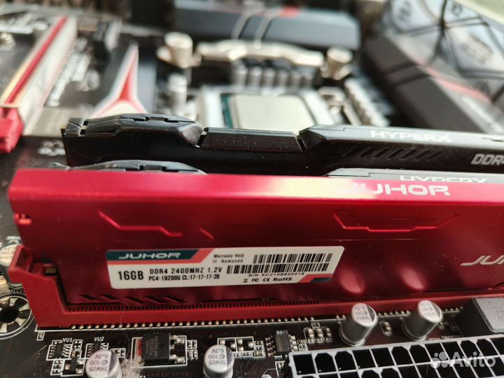 Z170 + i5 6500 + 32гб оперативки + 256гб SSD m2