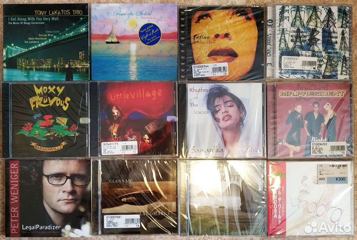 CD фирменные запечатанные Rock Jazz House Hip-hop