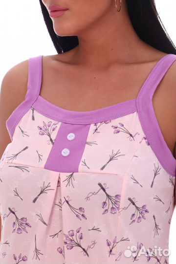 Оптом. Сорочка «Весна» (тюльпаны) №И-М297-3