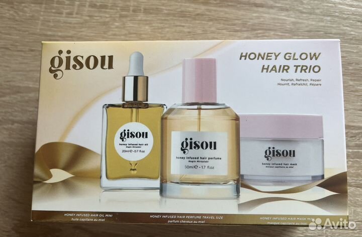 Набор Gisou Honey Glow Hair Trio в наличии