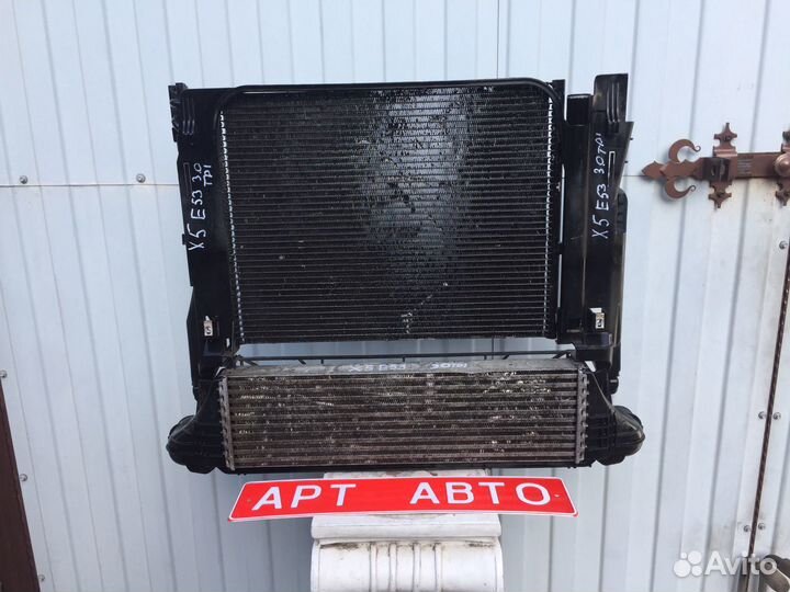 Кассета радиат охл бмв Х5 Е53 3.0 TDI
