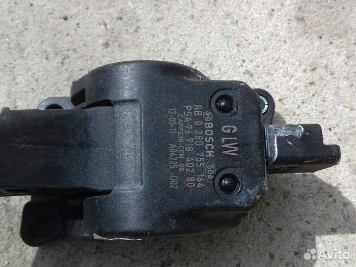 Педаль положения дроссельной заслонки ситроен пежо