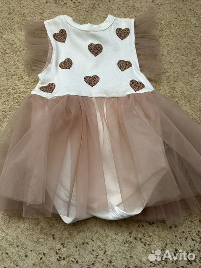 Платье боди для девочки 56 62