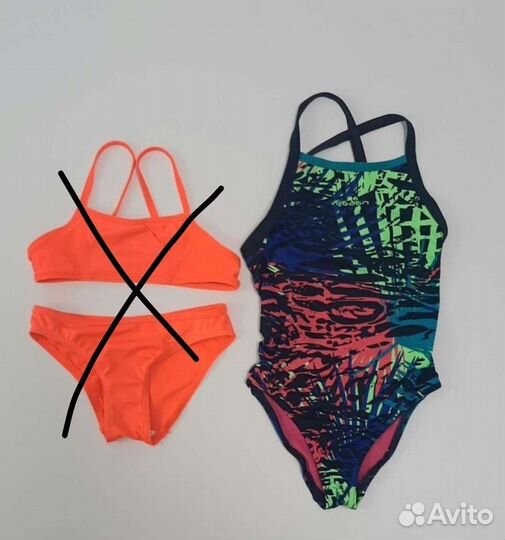 Купальник для девочки, халат