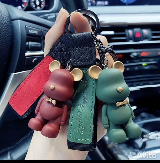 Брелок для ключей подвеска bearbrick аксессуар
