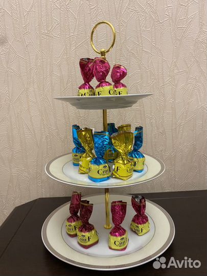 Ваза трехъярусная