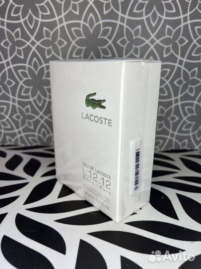 Духи Lacoste L.12.12 Blanc – Pure 100ml (Евро)