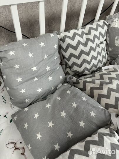 Бортики в детскую кроватку