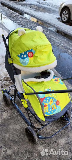 Детские санки коляска