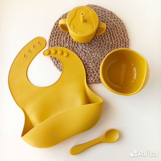 Наборы детской силиконовой посуды