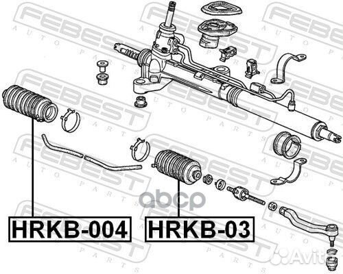 Пыльник рулевой рейки прав honda CR-V RD1/RD2