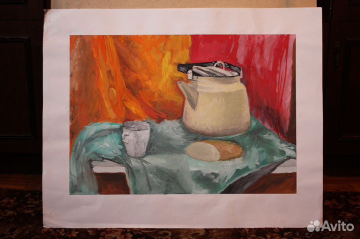 Картина гуашью. только самовывозом