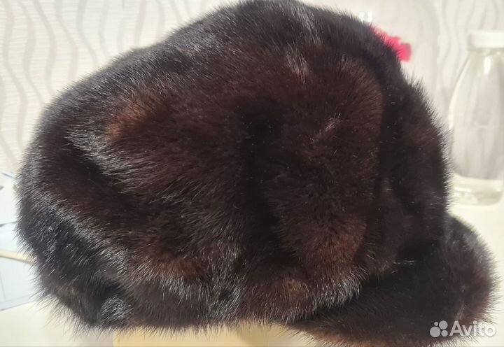 Берет (шапка, кепка)женский норковый