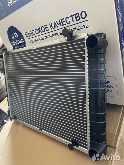 Радиатор Газель Бизнес паяный (соты) алюм Новые