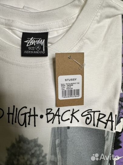 Stussy x Patta Respect Tee White M