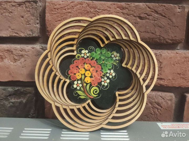 Деревянная тарелка, миска