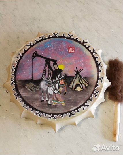 Шаманский бубен сувенирный 30 см