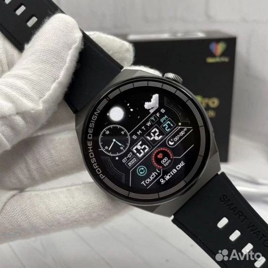 Смарт часы x5 pro круглые 46 mm