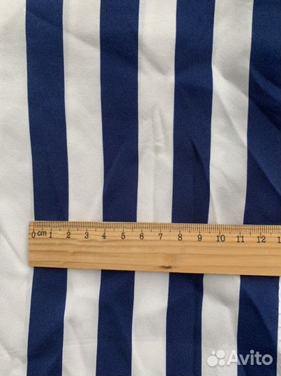 Шёлк liberty ткань в полоску 7,5м